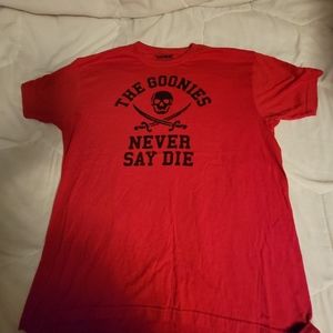 The goonies never die mens XL shirt